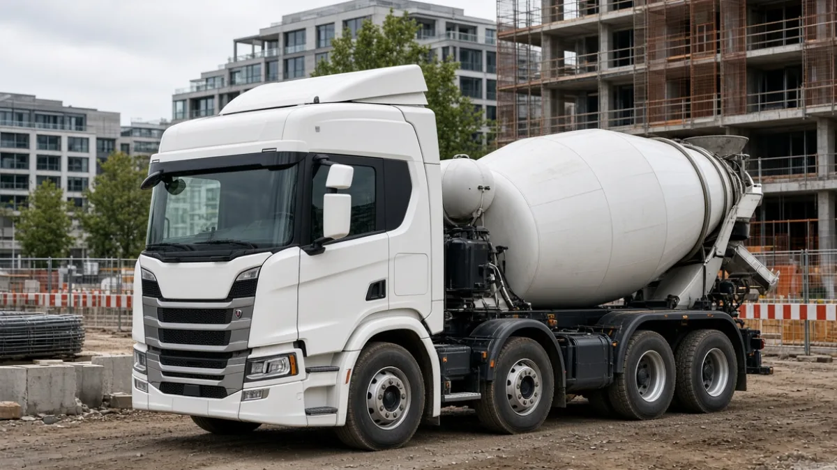 Mixer Beton Listrik Scania Buktikan Aplikasi Tersulit Bisa Dielektrifikasi